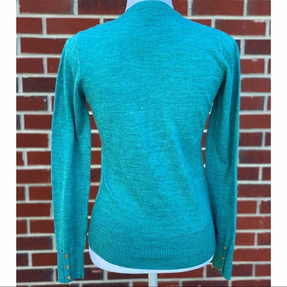 Green Wool Sweater St Patrick’s Day ADRIENNE VITTADINI GREEN WOOL BLEND SWEATERD - Picture 2 of 14